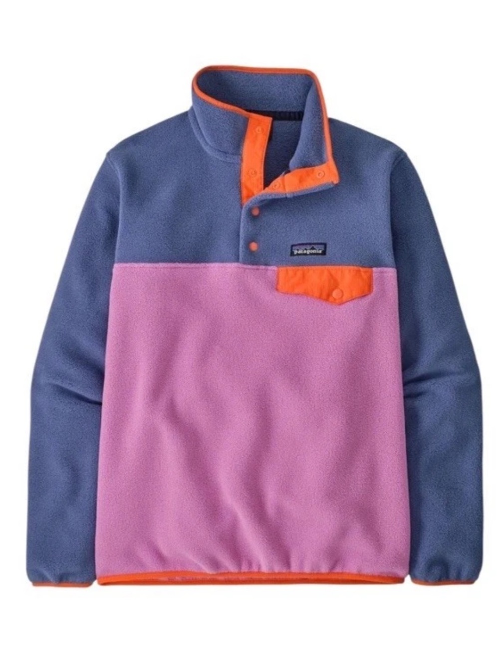 NWT Patagonia Women's Synchilla Snap-T Fleece Size XL Brisk Purple Jacket Top